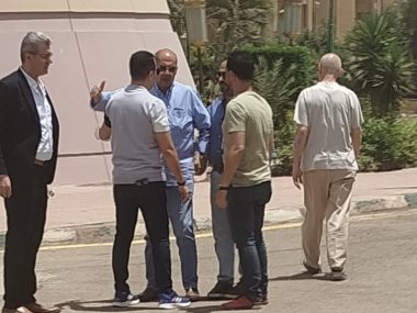 جنازة زوجة محمد مصطفي شردى