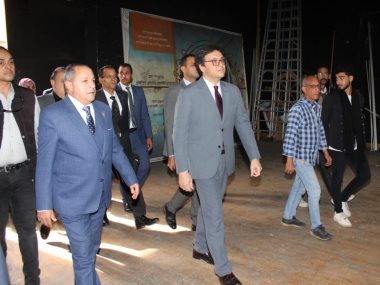 وزير الثقافة ومحافظ بورسعيد يتفقدان قصر ثقافة بورسعيد