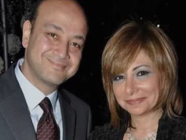 عمرو أديب ولميس الحديدي