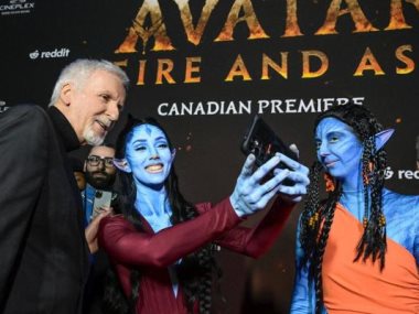جيمس كاميرون في الاحتفال باخر اجزاء افاتار