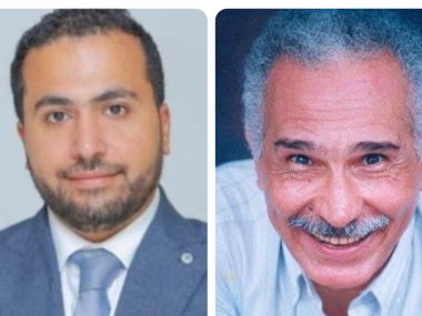 محمود جلال والفنان الكبير عبد الرحمن أبو زهرة