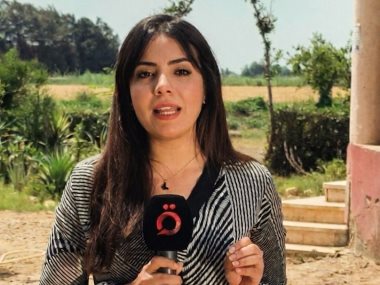 نورا سمير مراسلة قناة القاهرة الاخبارية
