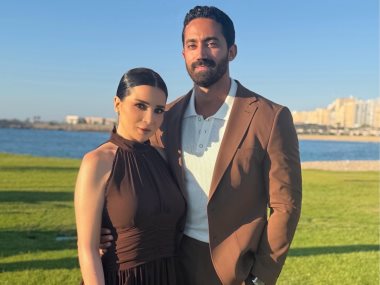مي عز الدين وزوجها أحمد تيمور