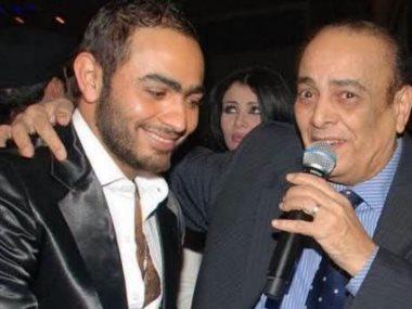  تامر حسنى ووالده