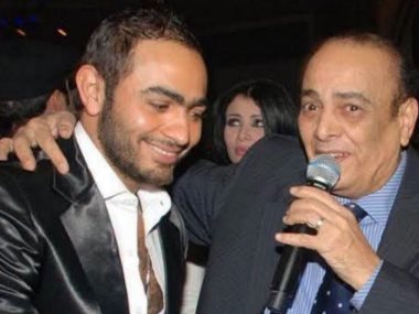 تامر حسنى ووالده