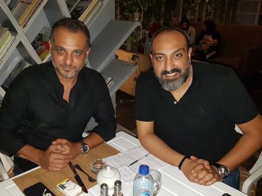 عماد صفوت محرر اليوم السابع مع المخرج تامر محسن 
