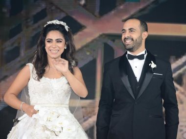 زفاف ندى محمود و هشام هيبة