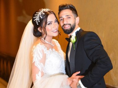 العروسان محمد زكريا ونهى السبكى 