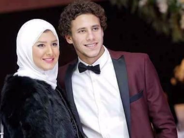 رمضان صبحى وزوجته حبيبة إكرامى