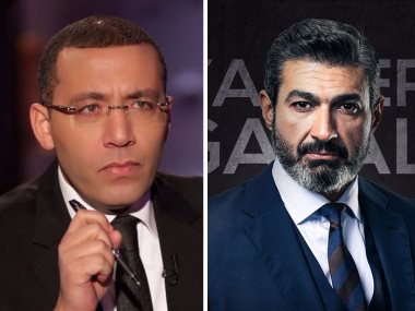 الكاتب الصحفى خالد صلاح وياسر جلال