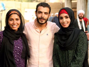 أميرة الشريف والمخرج أحمد خالد أمين وليلى حسن