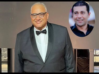 الفنان بيومي فؤاد والمخرج والكاتب جمال عبد الناصر 