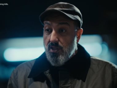 الفنان عماد صفوت مع النجمة هند صبري في مسلسل " مناعة " 