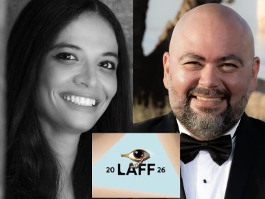 الملحن هيثم الخميسي والشاعرة مي منصور 