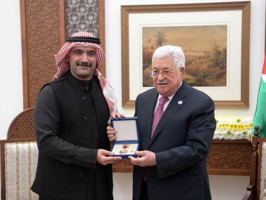 الرئيس الفلسطينى وإيراج