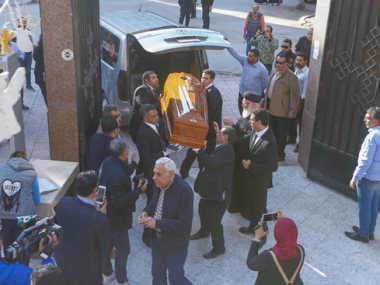 جانب من جنازة سمير سيف