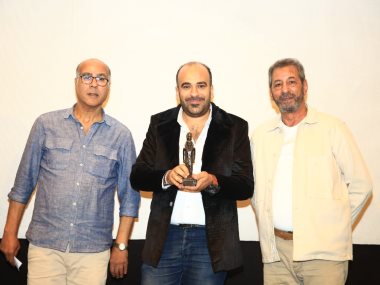 تكريم مصطفى القصبي فى مهرجان بردية السينمائى 