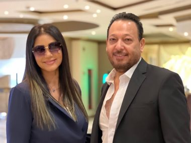 احمد العيسوى وايناس عز الدين