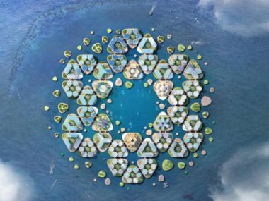 تصور للمدينة من أعلى