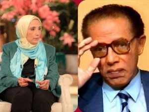 مصطفى محمود و ابنة مصطفى محمود