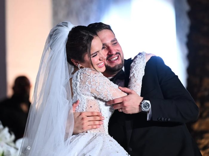 رنا رئيس وزوجها يسري علي