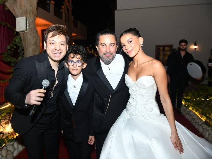 هادي الباجوري وعروسته هايدي خالد وابنه هادي الباجوري وعروسته هايدي خالد وابنه