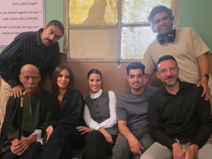 إيمان العاصي وفريق عمل مسلسل قسمة العدل