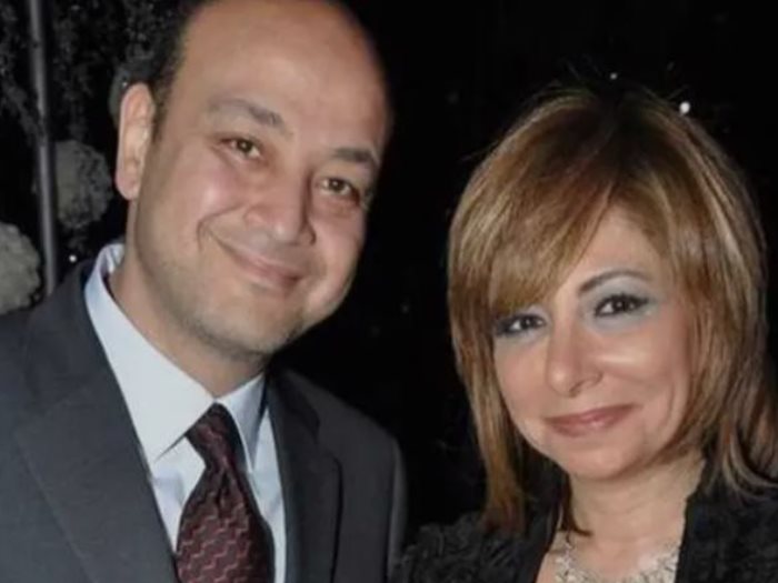 عمرو أديب ولميس الحديدي