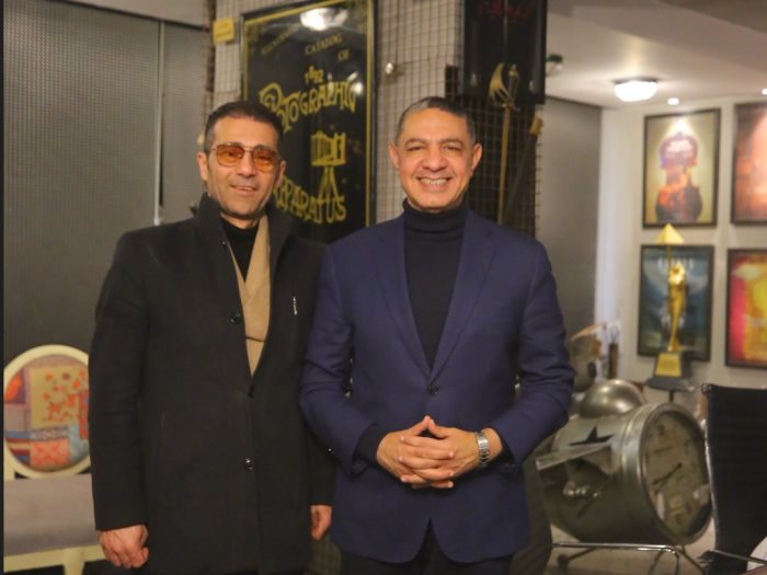 المنتج هشام سليمان والكاتب جمال عبد الناصر