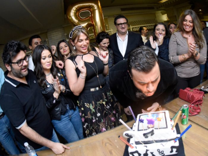رامي صبري يحتفل بعيد ميلاده ال 40