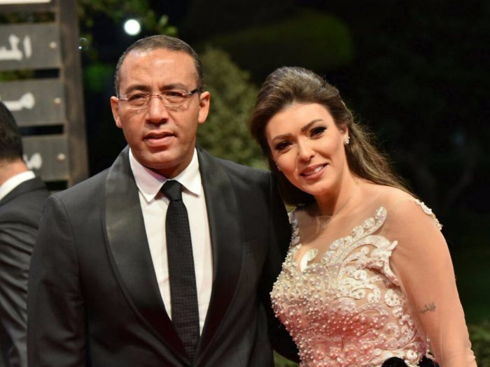 الإعلامى خالد صلاح وزوجته الإعلامية شيريهان أبو الحسن