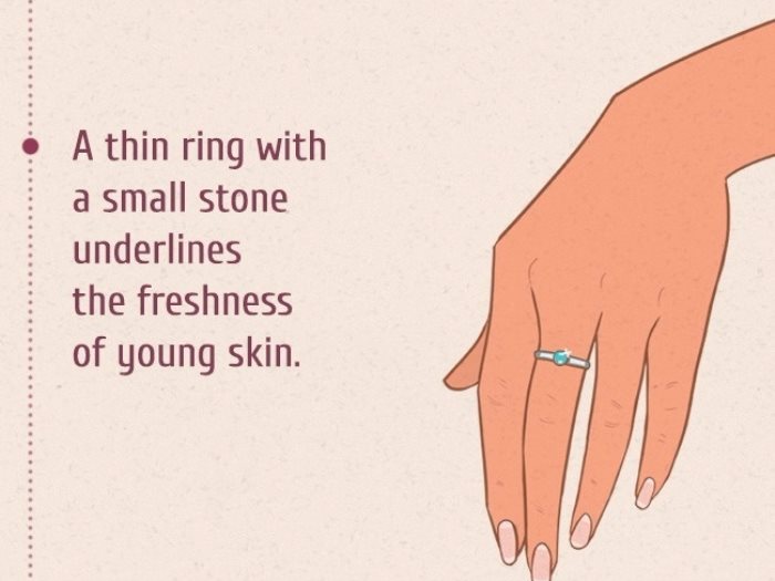 طريقة اختيار الخاتم