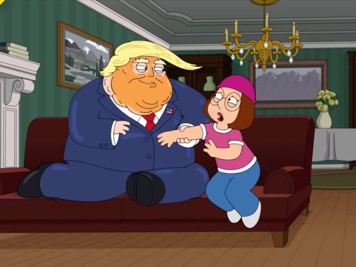 شخصية ترامب فى حلقة Family Guy