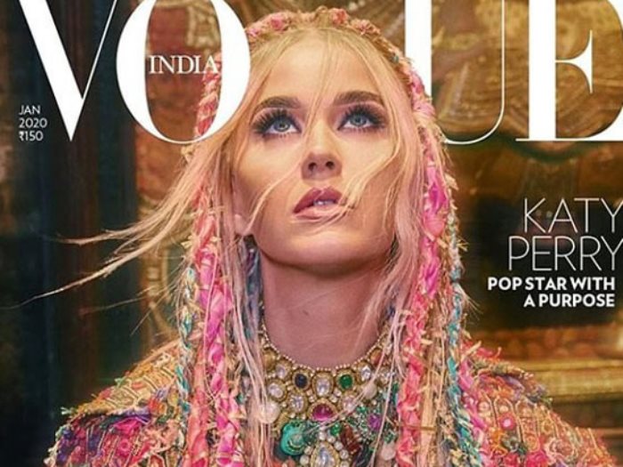 كاتى بيرى علي غلاف Vogue India  