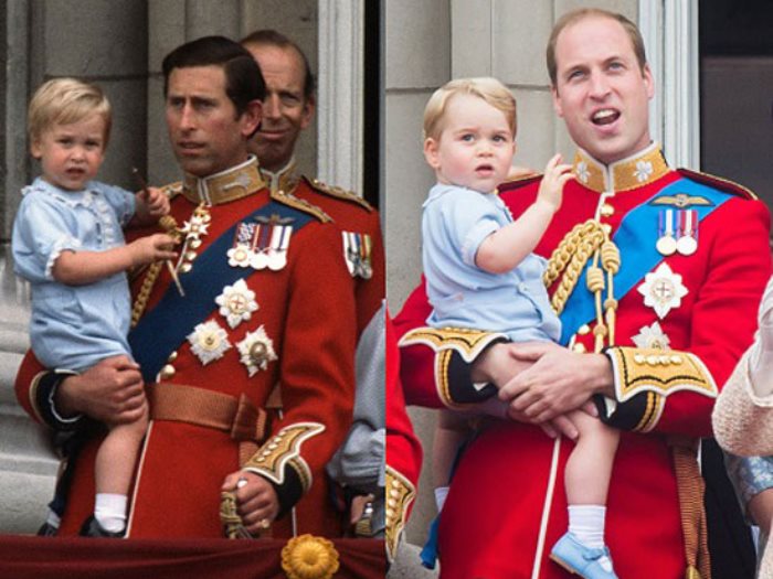الأمير لويس والأمير ويليام فى صورة طفولة متطابقة