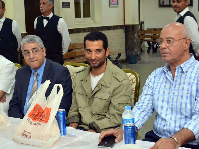 عمرو سعد فى حفل إفطار معهد القلب