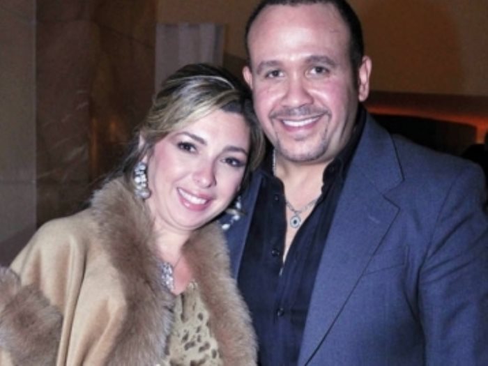هشام  عباس و زوجته