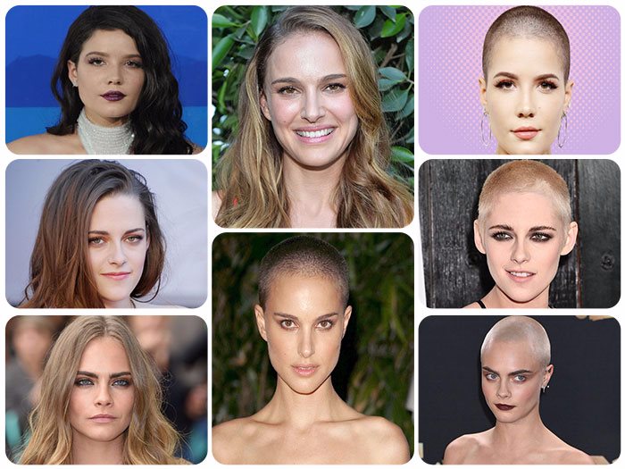 نجمات بدون شعر