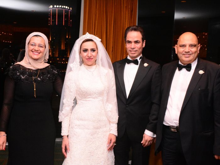 زفاف أحمد المسلمانى وإنجى مهدى