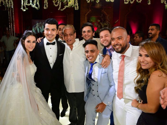 جانب من حفل زفاف محمد أنور