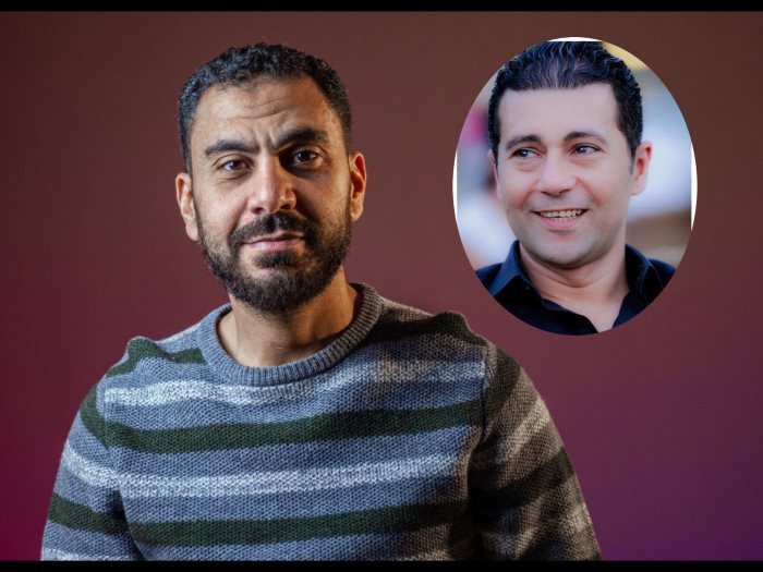 الشاعر حازم ويفي والكاتب جمال عبد الناصر 