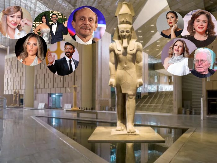نجوم مصر والعالم يحتفلون بافتتاح المتحف المصري الكبير