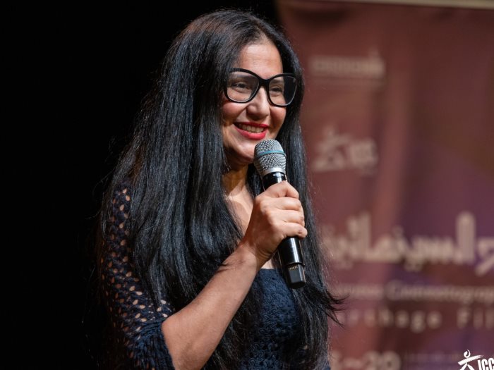 الاعلامية والفنانة كريمة الوسلاتي 
