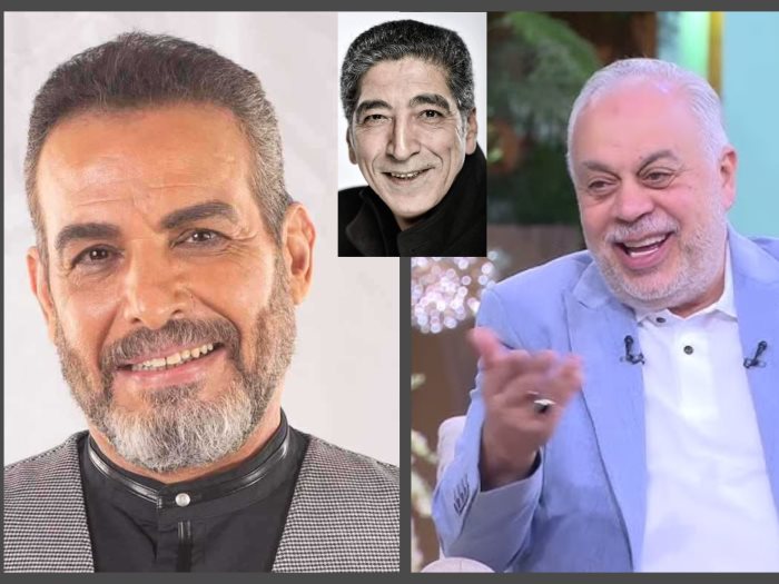 أشرف زكي وأحمد عبد العزيز ويوسف اسماعيل 
