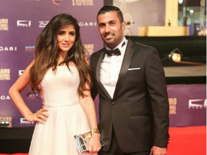 محمد سامى و زوجته
