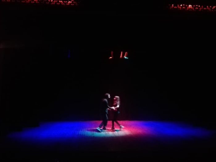 مشهد راقص من أوفرتير مسرحية "رسايل العشاق"