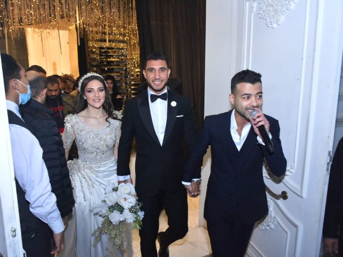 هيثم شاكر يحيى حفل زفاف لاعب النادي الأهلي رامي ربيعة