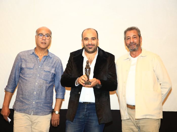 تكريم مصطفى القصبي فى مهرجان بردية السينمائى 