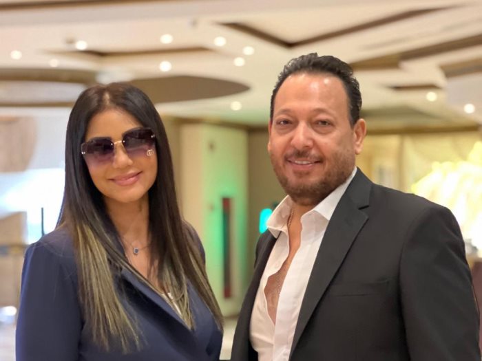 احمد العيسوى وايناس عز الدين