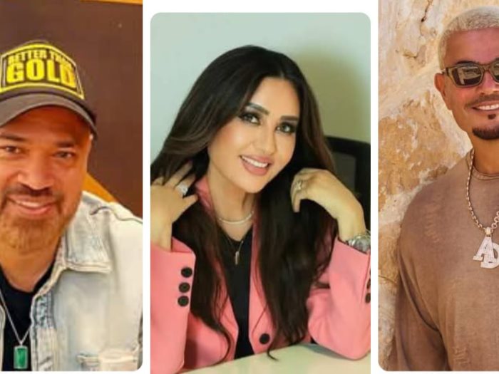 عمرو دياب ولطيفة وخالد تاج الدين